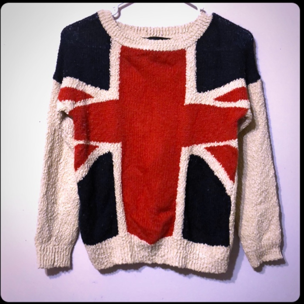 English Flag Sweater